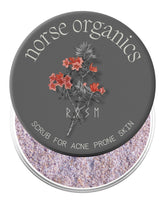 Norse Organics Exfoliante facial con pétalos de rosa para piel suave
