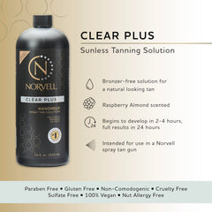 Norvell Premium Spray Tan sin fragancia para piel sensible y uso cómodo