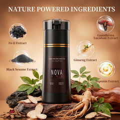 Nova DYE Champú aporta nutrición y brillo a cada mechón.