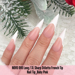 NOVO OVO estuche con 160 piezas para manicura rápida y variada.
