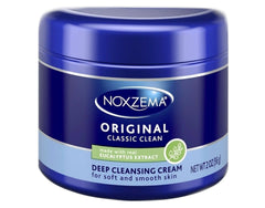 Noxzema Crema Limpiadora Blanca 2 oz, vista frontal, ideal para limpieza diaria suave