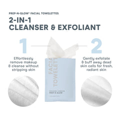 NuFACE Prep-N-Glow exfolia con micropuntos para una superficie suave.