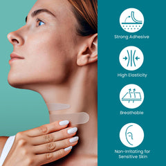 Parches NURIVE para frente y cejas, suavizan arrugas faciales.