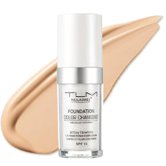 Nvyue TLM Foundation: botella-derrame para un ajuste de tono inmediato y uniforme.