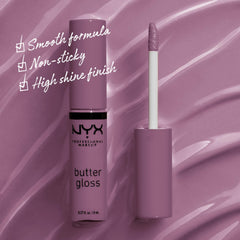 NYX PROFESSIONAL MAKEUP Butter Gloss Marshmallow: brillo sedoso que realza el color natural de labios