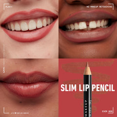 Lápiz delineador de labios NYX Ever, variedad de tonos para definir y realzar el color natural.