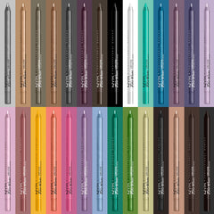 Delineador NYX con acabado mate para estilo intenso.