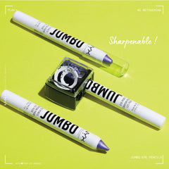 NYX Jumbo Lapiz Ojos Frosting: acabado mate y metalizado para looks variados.