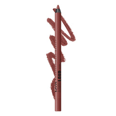 Lápiz delineador Line Loud de NYX, aplicación cremosa para delinear labios.