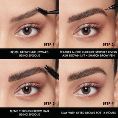 Lift & Snatch: densidad de cejas controlada para zonas dispersas.