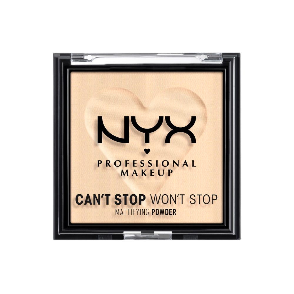 NYX Professional Makeup polvo compacto mate para un acabado suave y sin brillo.