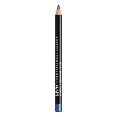 NYX delineador de ojos delgado en tono zafiro, textura cremosa para deslizar