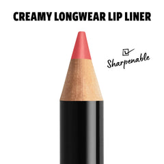NYX Slim Lip Pencil delineador labial cremoso en tono nude.