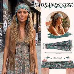 obeoby banda boho mujer paleta de estampados para combinar con cualquier atuendo.