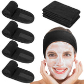 Diadema obeoby para rostro en rosa mantiene el cabello fuera del rostro al lavarte