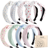 Diadema floral con nudo de obeoby, cómodo para uso diario.