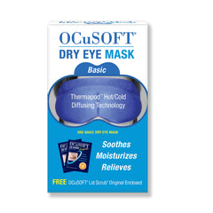 OCuSOFT máscara para ojo seco, frente, alivio suave tras pantallas.
