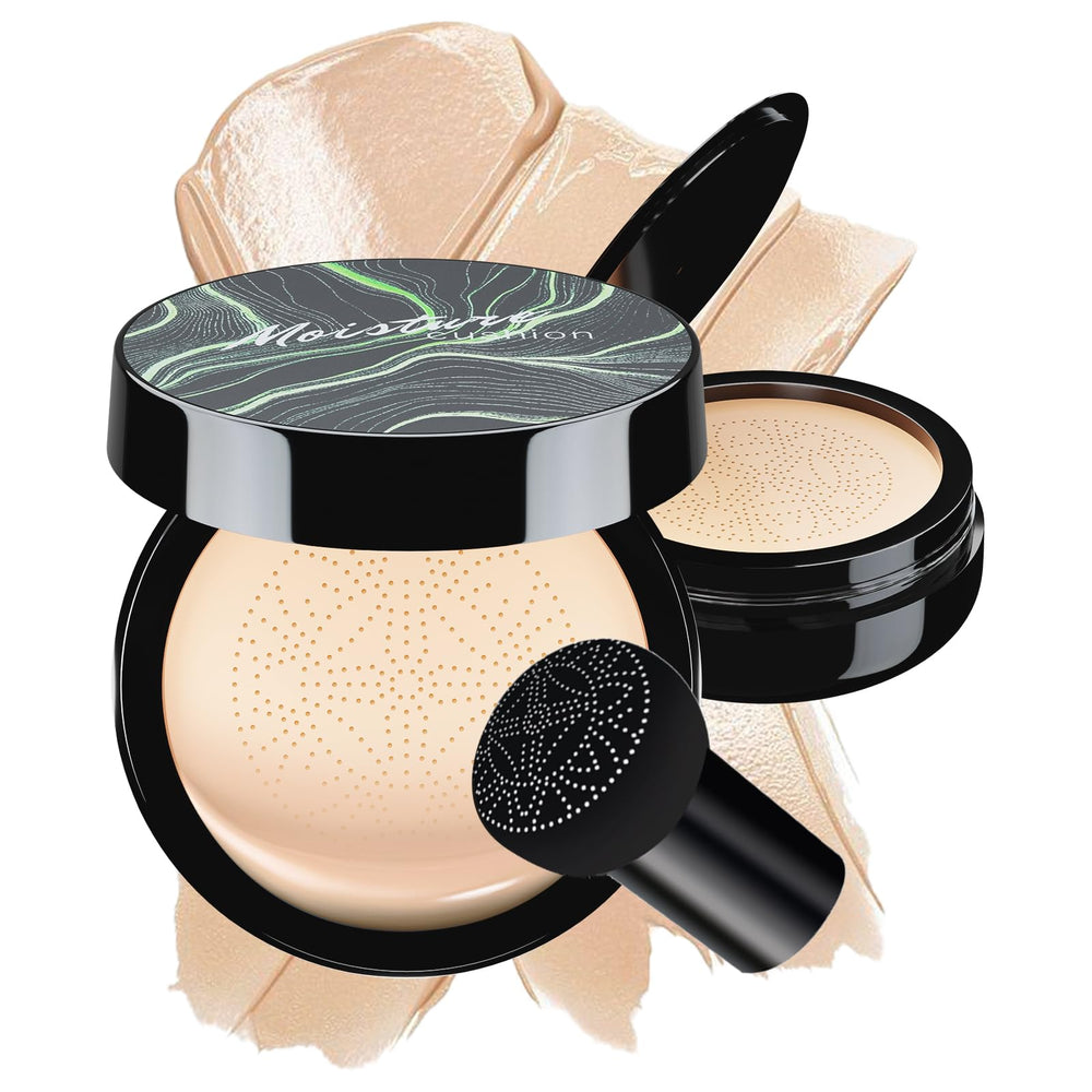 OETUIOW CC Cream con cabeza de hongo en botella para cobertura suave y tono uniforme