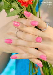 ohora laminas gel semicurado uñas, acabado brillante que imita una manicura de salón.