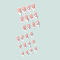 OHWODA patrones de uñas con punta francesa para diseños variados.