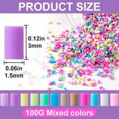 OIIKI láminas de arcilla polimérica diminutas para uñas y decoraciones.
