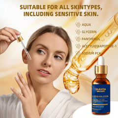 Olavita Serum aplicado manualmente facilita la rutina diaria.