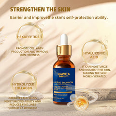 Olavita Serum con ingredientes naturales para una piel nutrida.