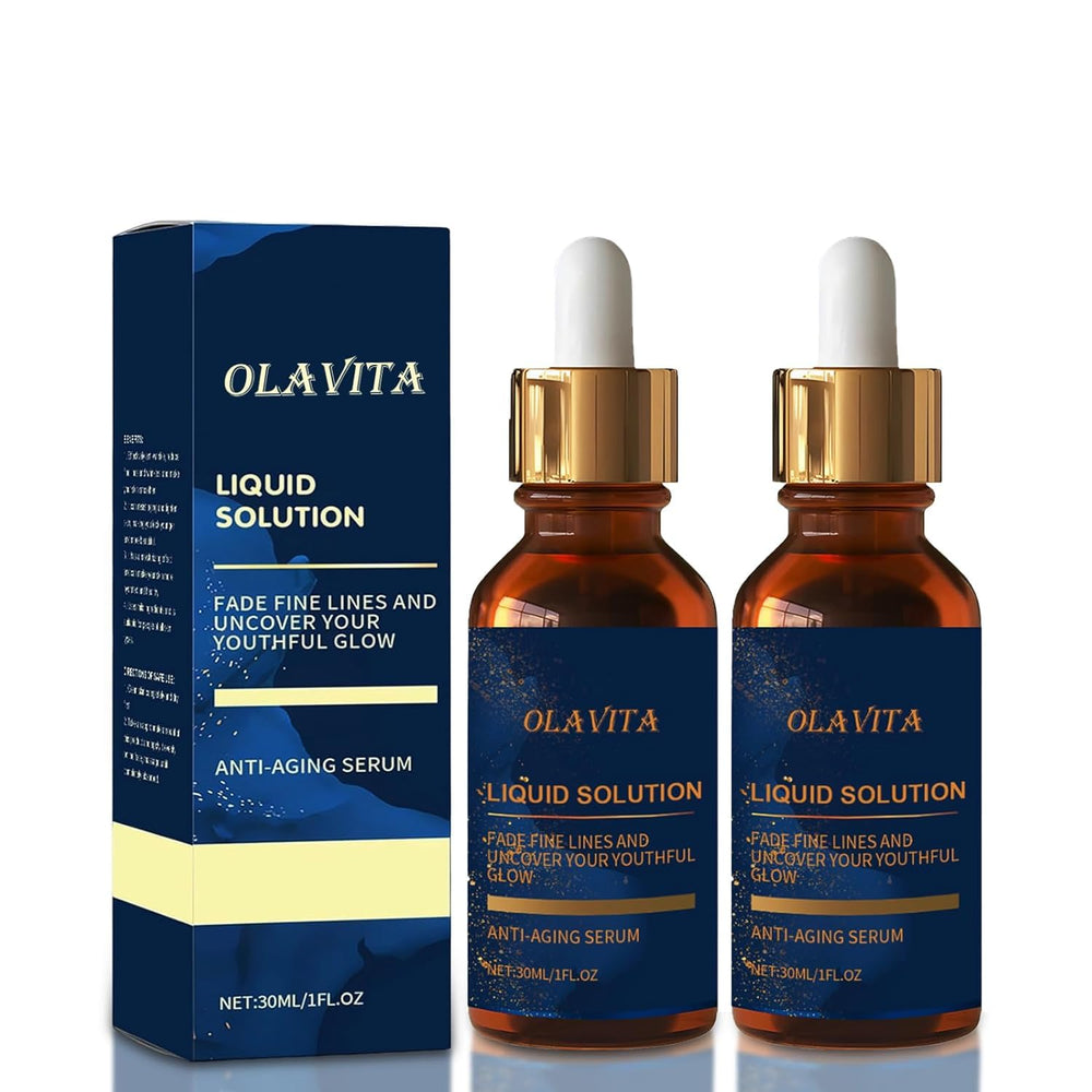 OLAVITA suero líquido antiedad en botella para iluminar la piel con Vitamina C