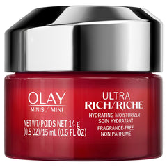 Textura cremosa de Olay Regenerist Ultra Rich que se absorbe sin dejar grasa.