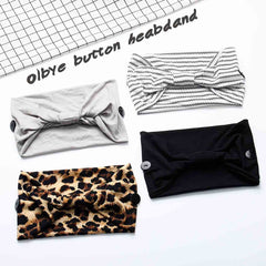 Olbye Leopard Turbante Boho, accesorio ligero para cualquier ocasión