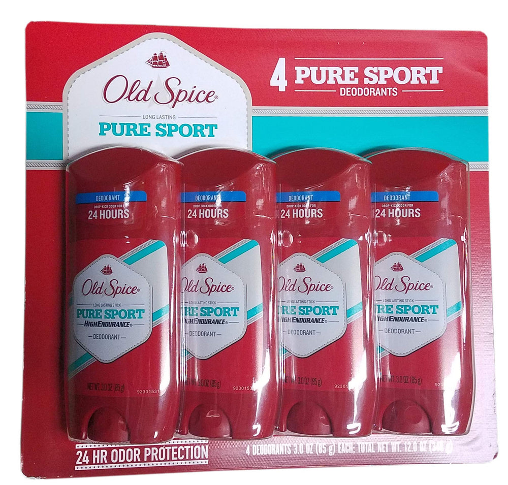 Old Spice Alta Resistencia Puro Deporte: barra desodorante, protección todo el día