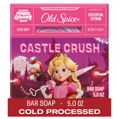 Old Spice Castle Crush barra frontal, lista para duchas rápidas.