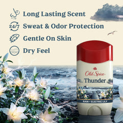 Old Spice desodorante, aplicación suave para axilas sin irritación.