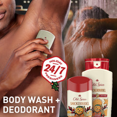 Old Spice Holidude Jacked Frost aroma, frescura mentolada para la jornada.