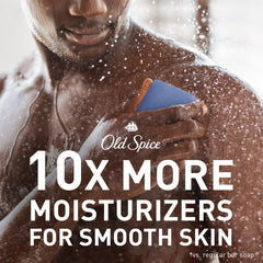 Old Spice Seas the Day, barra con textura exfoliante, limpia suavemente la piel
