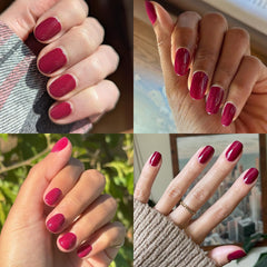 Esmalte de secado rápido en aproximadamente 1 minuto para mani rápida.