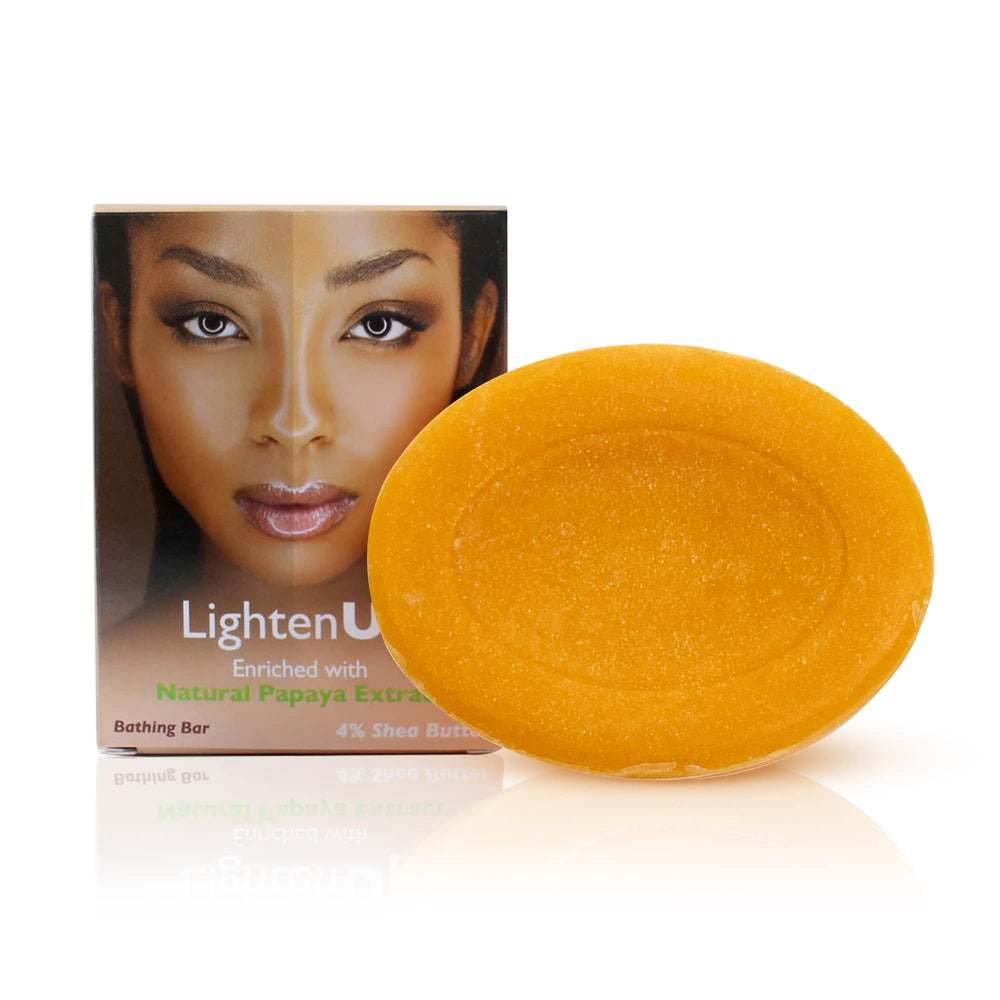 OMIC Lighten-Up jabon-papaya-barra: exfoliación suave para la piel.