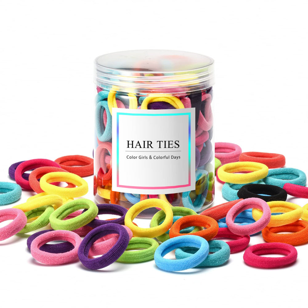 Banditas de pelo Omzte para bebé, paquete de 100 piezas, fáciles de usar para peinados diarios