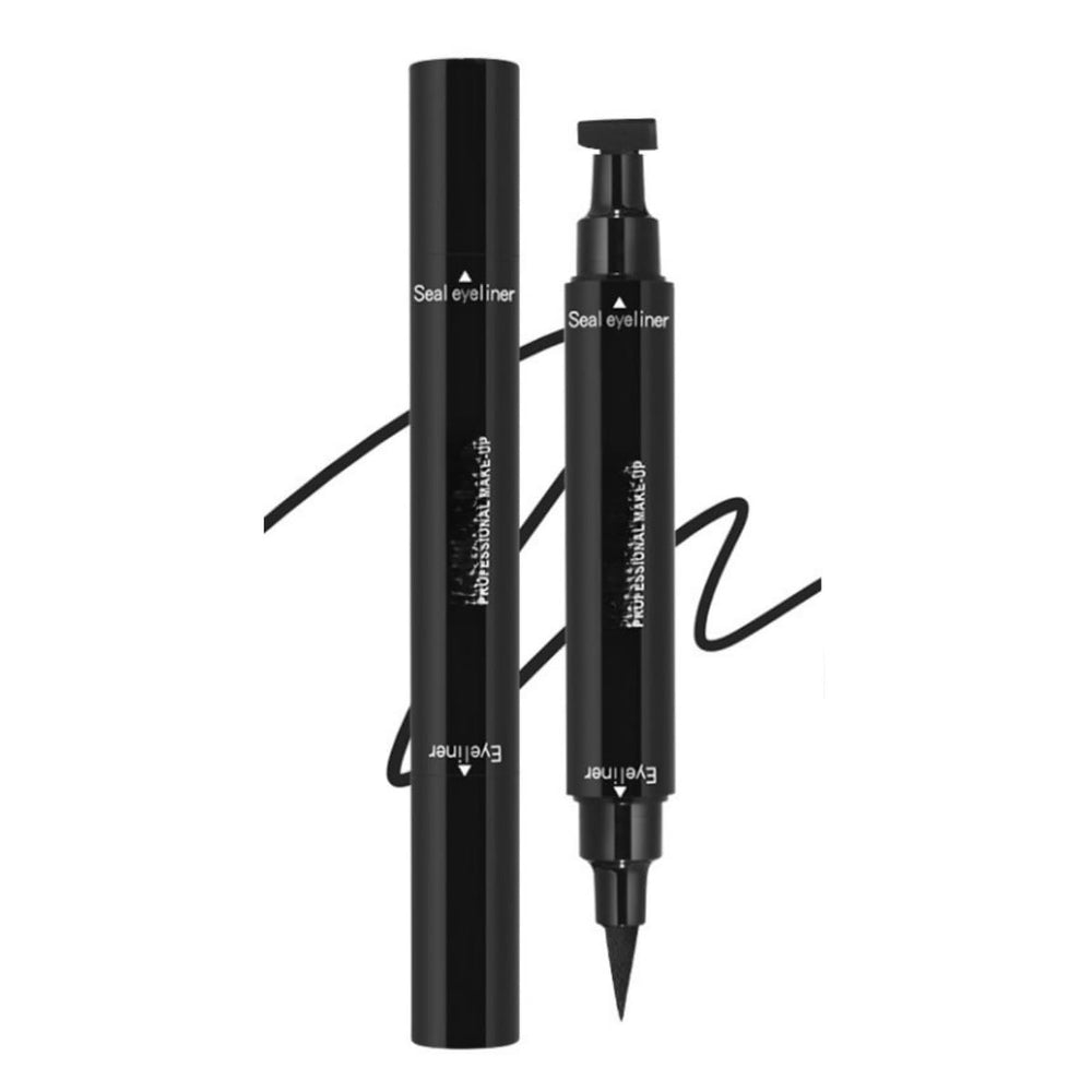 ONarisae delineador con sello doble para trazos simétricos y rápidos.