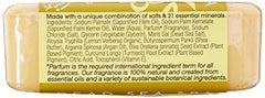 One With Nature jabón limón-salvia detalle textura crema, experiencia reconfortante para la ducha.