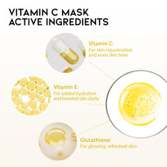 Mascarilla OOTD con Vitamina C para tono uniforme y brillo sutil.