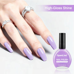 OpenLive esmalte sin lámpara para manicura rápida en casa.