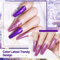Azul profundo OpenLive añade intensidad y elegancia a las uñas.