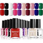 OpenLive, kit de esmalte con 10 colores para looks versátiles.