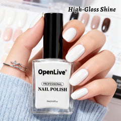 OpenLive Regalo de esmalte blanco perfecto para sorprender.