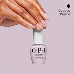 OPI GelColor Don't Bossa Nova Me Around con brillo profesional y color de larga duración.