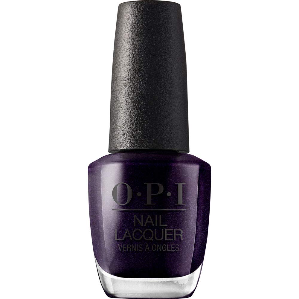 OPI Ink botella de laca violeta oscuro con brillo para uñas