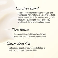Oribe Alquimia: aplicación en cabello, sección por sección para fortalecimiento.