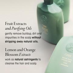 Esencia de cítricos en ORIBE para limpieza energizante y aroma fresco.