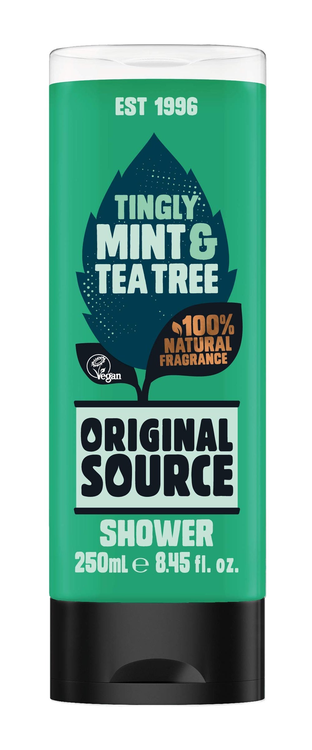 Original Source mentas y árbol de té, botella de ducha con aroma fresco para la piel.